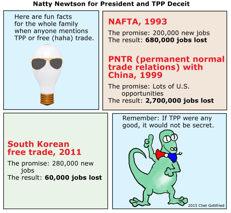 Natty for President, 21: free trade