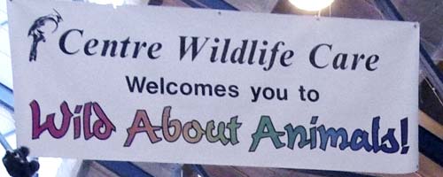 Wild About Animals welcome sign