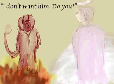 between heaven and hell