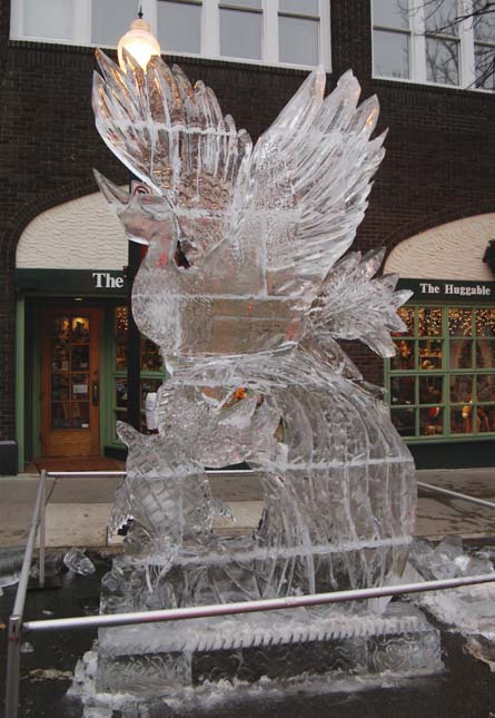 Ice goose and friends